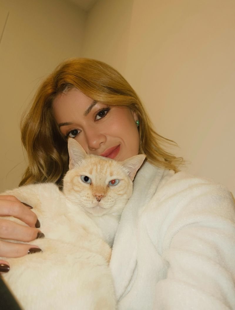 Thalia no salão